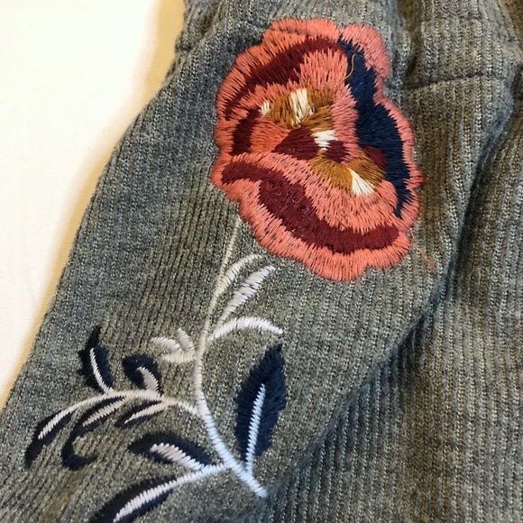 THML Embroidered Open Front Waterfall Jacket with Waist Cinch - Picture 9 of 16